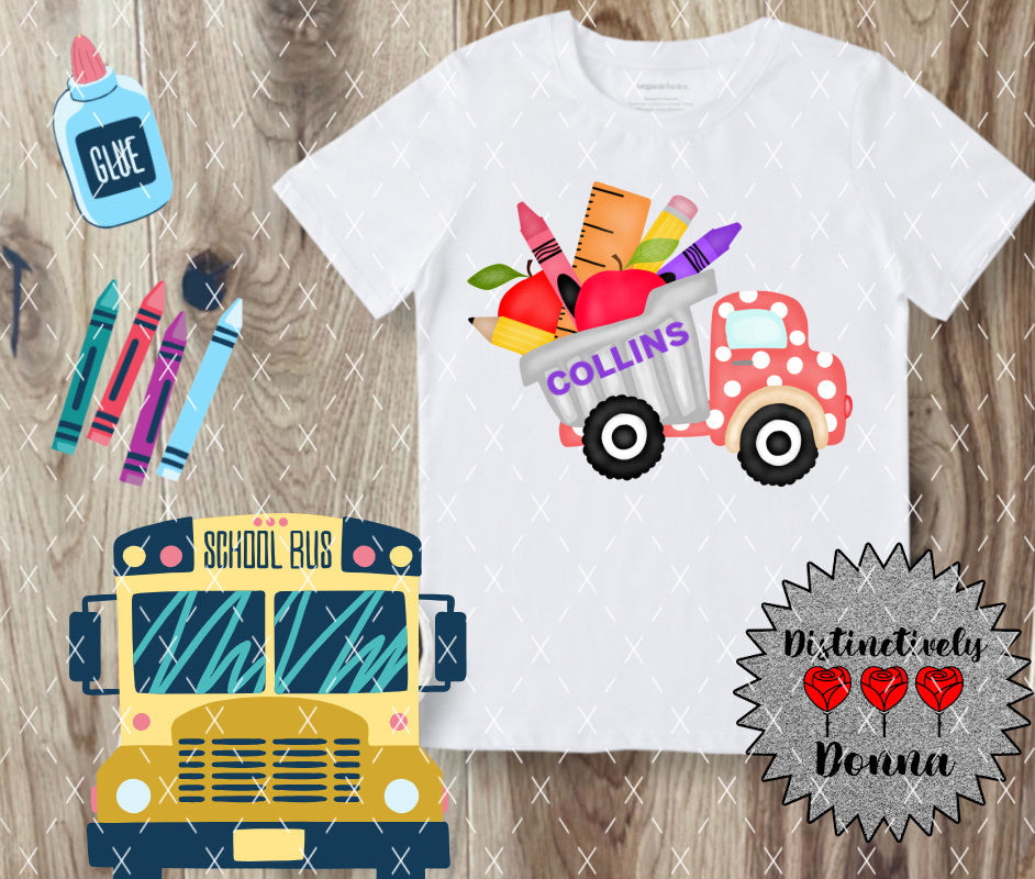 SCHOOL DUMP TRUCK