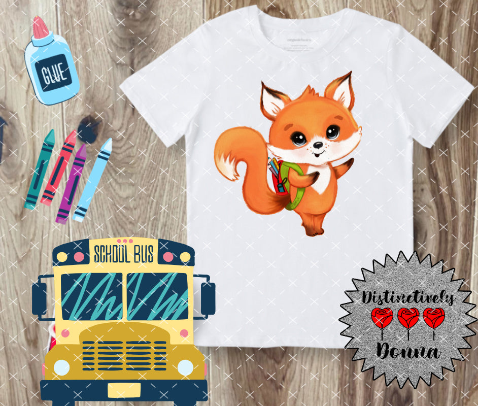 FOX WITH BACKPACK