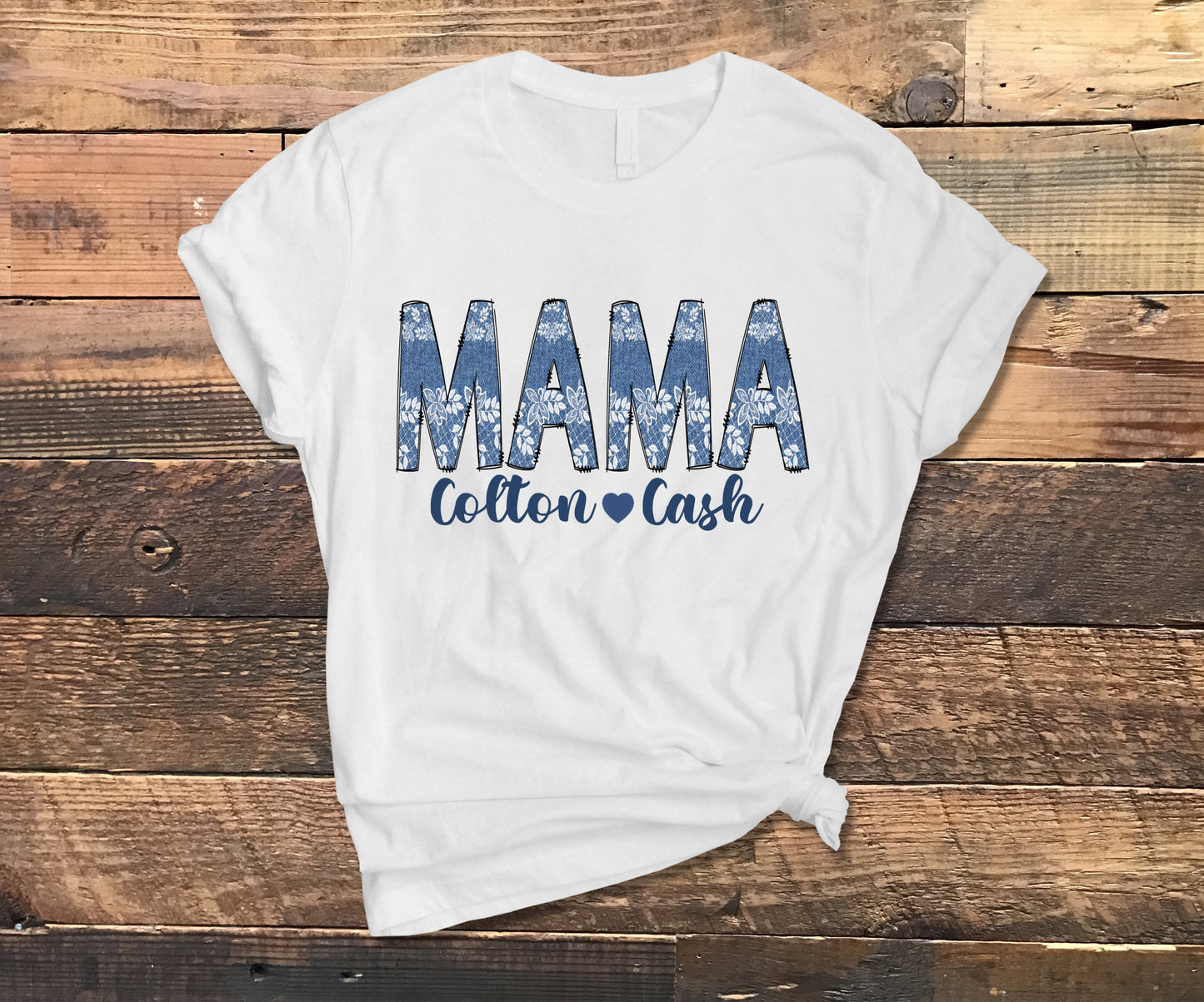 DENIM & LACE PERSONALIZED